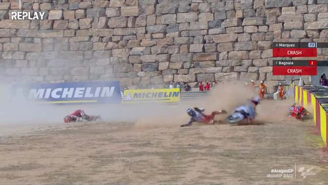 Bagnaia acusa a Alex Márquez: «Ha buscado el contacto»