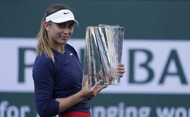 Paula Badosa, ganadora de Indian Wells   EFE/ Ray Acevedo