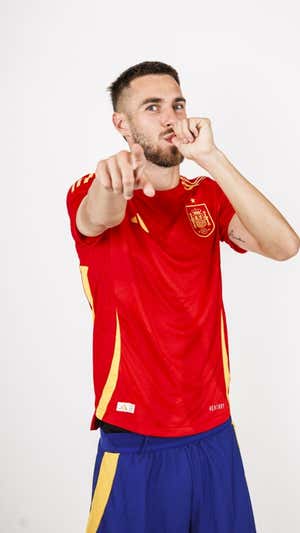 Óscar Mingueza, con la Selección.  PABLO GARCÍA / RFEF