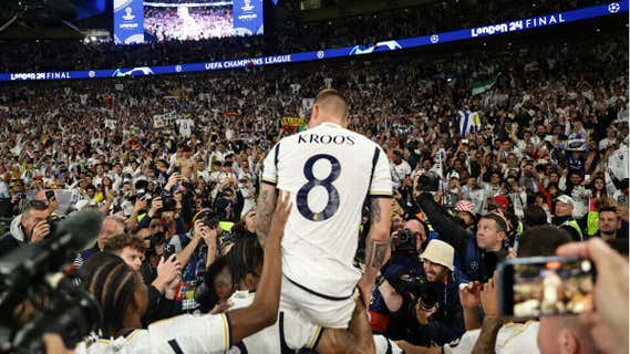 Kroos, tras ganas la última Champions /GETTY
