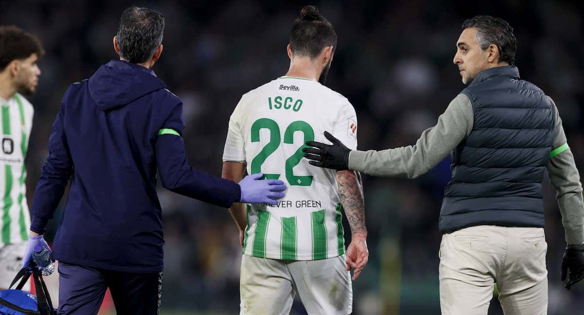 Isco, tras una lesión.