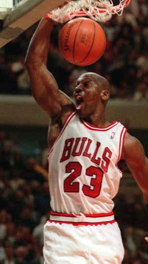 Michael Jordan. AP