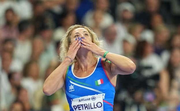 La atleta Valentina Petrillo, primera mujer transgénero en unos JJPP.  GETTY