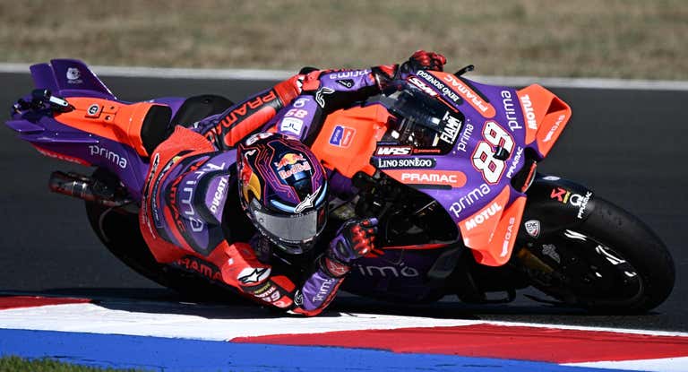 Jorge Martín, en el GP de San Marino.