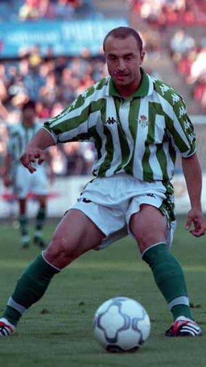 Ángel Cuéllar, con el Betis.  ABC Sevilla.