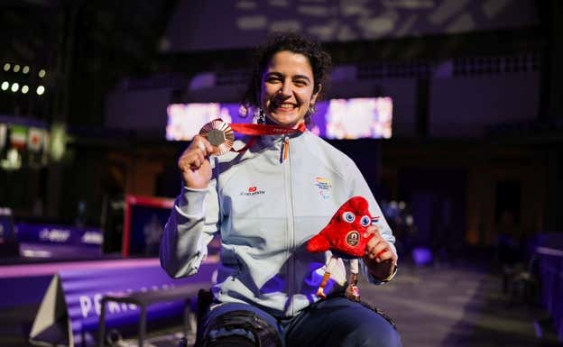 Judith Rodríguez, bronce en florete.  CPE