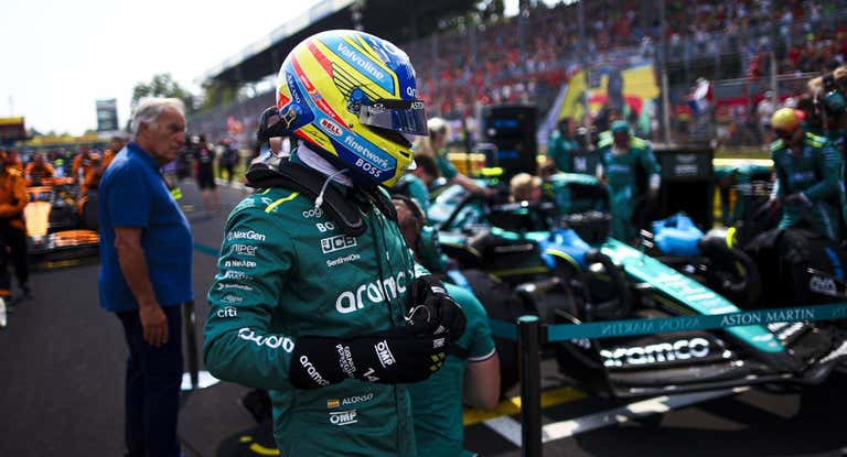 Fernando Alonso, en Monza.