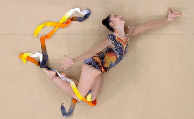 Polina Berezina, en los Juegos Olímpicos de París  Getty