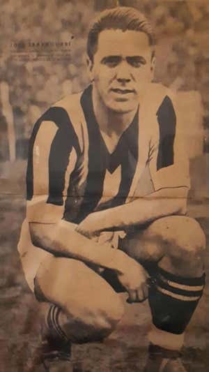 José Iraragorri, en un recorte de la revista Cancha. Cedida