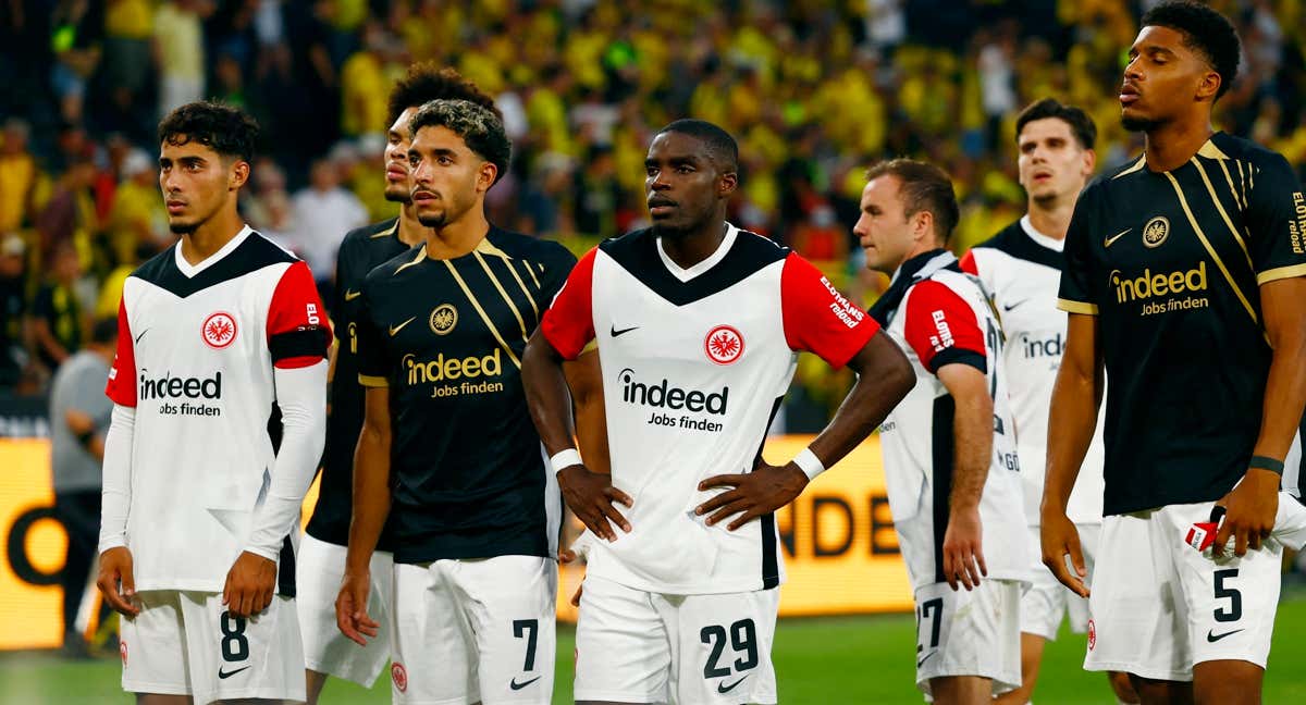 Jugadores del Eintracht de Franktfurt.