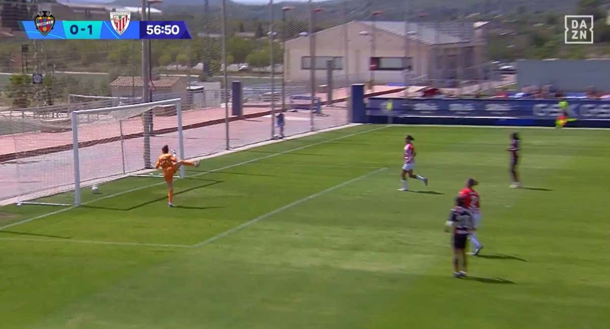 El gol fantasma del partido que enfrentó al Levante y al Athletic.