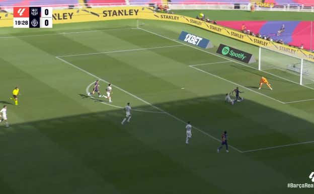 El 1-0 de Raphinha.  WYSCOUT