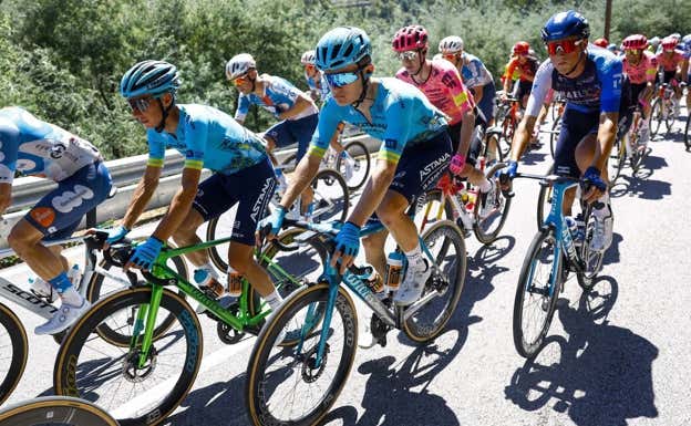 Nicolas Vinokourov debutó en La Vuelta este año por las circunstancias de puntos UCI de Astana.  UNIPUBLIC / SPRINT CYCLING