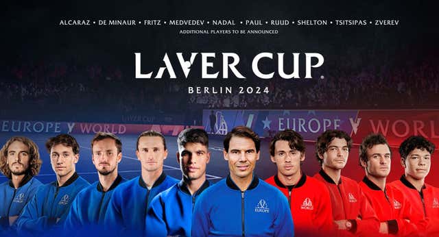 Estos son los equipos de la Laver Cup 2024
