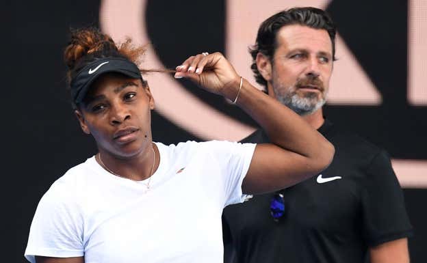 Patrick Mouratoglou con Serena Williams. Efe