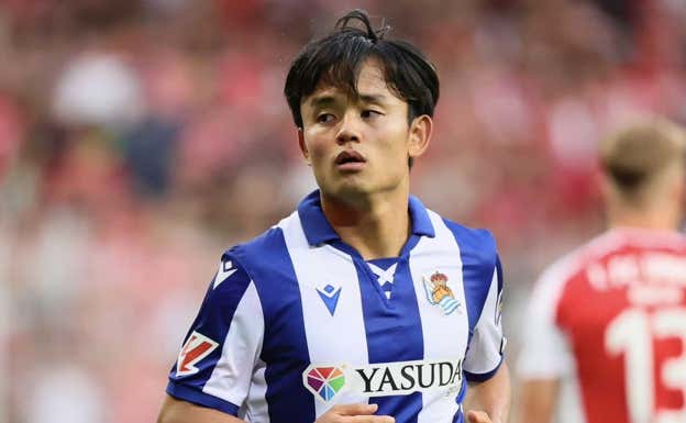 El exmadridista Kubo liderará el ataque de la Real.  REAL SOCIEDAD