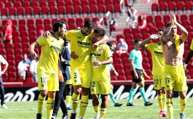 Celebración final del Villarreal LALIGA