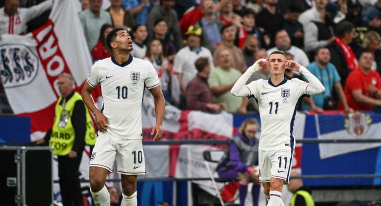 Bellingham y Phoden, durante la pasada Eurocopa.