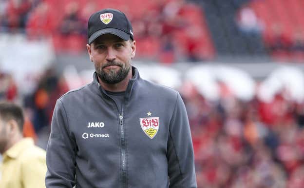 Sebastian Hoeness, técnico del Stuttgart.  EFE