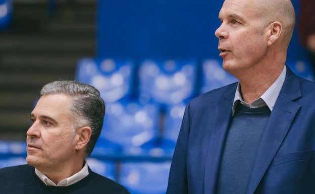 Borja Rupérez y Ferrán Martínez. Baloncesto Fuenlabrada