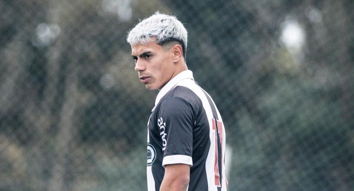 Diego Lezcano durante un partido.