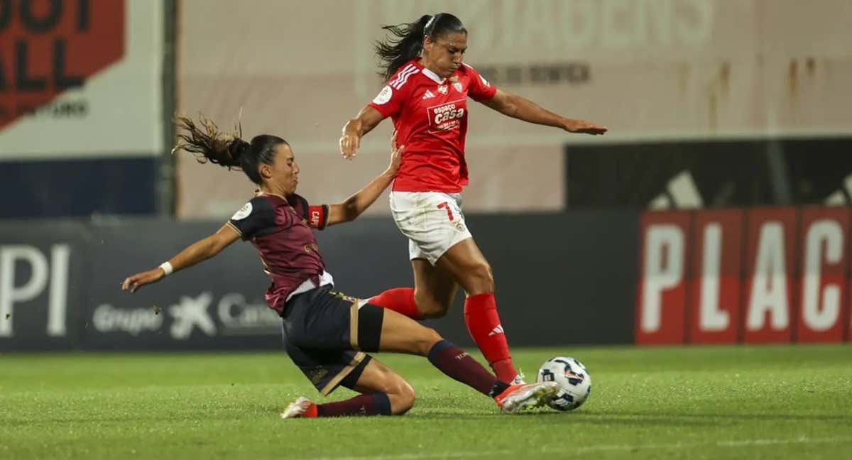 Cristina Martín-Prieto durante un partido.