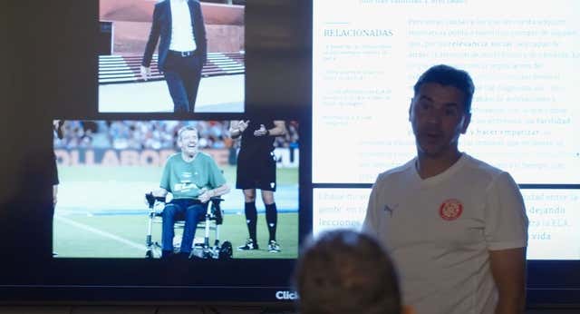 El emotivo mensaje de Míchel Muñoz sobre Juan Carlos Unzué antes del debut del Girona en Champions: «Se me ponen los pelos de punta»