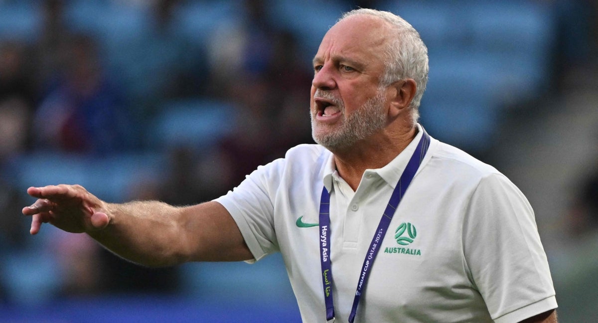 Graham Arnold en el Muncdial de Catar.