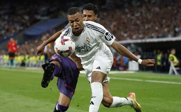 Mbappé, contra el Espanyol.  REUTERS