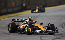 Lando Norris arrasa y achucha a Max Verstappen; Carlos Sainz remonta hasta la séptima y Fernando Alonso termina octavo