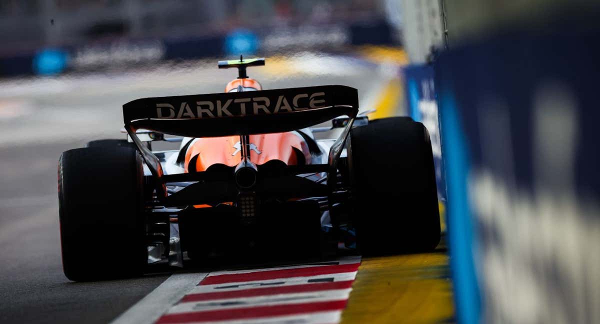 Lando Norris, en el Gran Premio de Singapur.