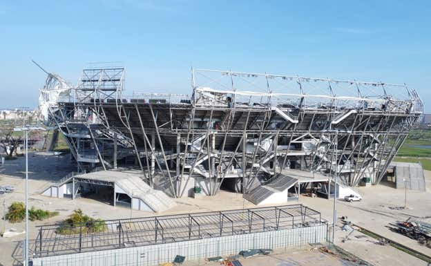 Arena GNP Seguros antes de la reconstrucción. MUNDO IMPERIAL