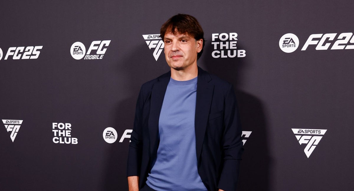 Fernando Morientes en la presentación del EA Sports.