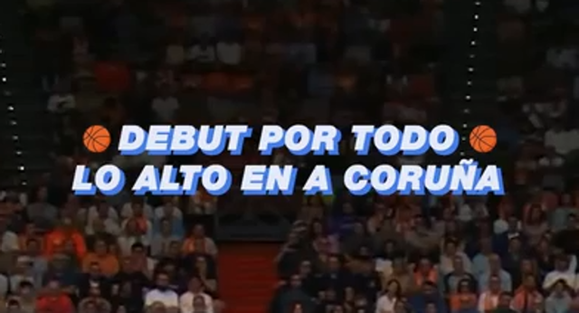 El Leyma Coruña se estrenó en la élite frente al Real Madrid y dando la sorpresa. Fuente: ACB.