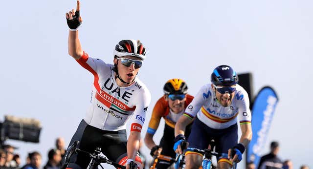 El elogio de Valverde a Tadej Pogacar: “Es el mejor ciclista que he visto, es una locura”