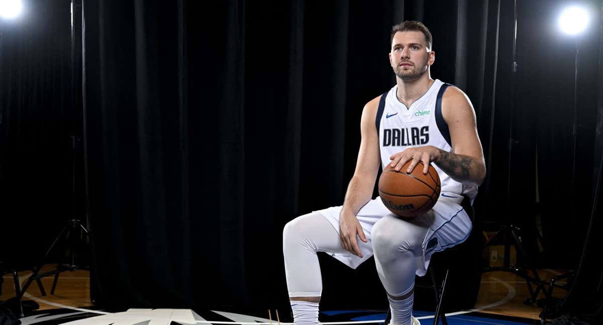 Luka Doncic en el Media Day de los Dallas Mavericks.