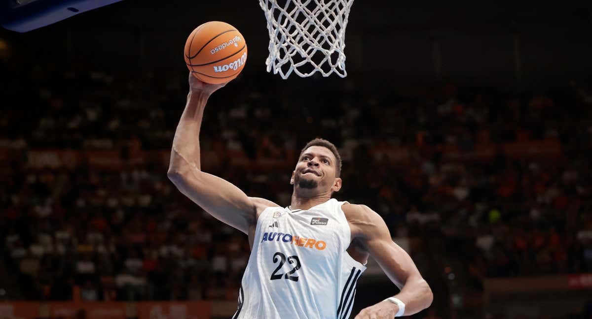 Edy Tavares durante un partido con el Real Madrid./EFE