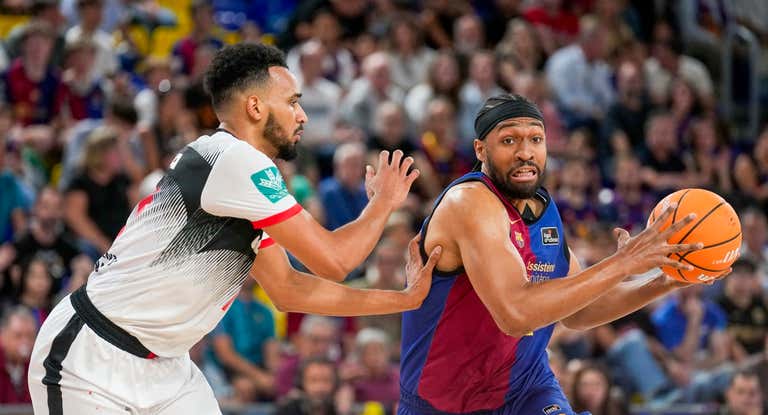 Jabari Parker durante el debut del Barça Basket en la Liga ACB frente al Granada.