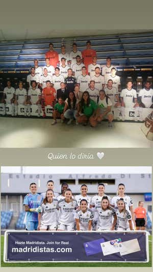 Imagen publicada por Misa Rodríguez, jugadora y capitana del Real Madrid, en su cuenta personal de Instagram.