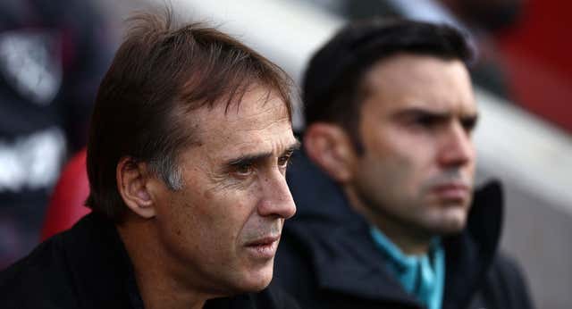 Julen Lopetegui confía en revertir la mala situación deportiva del West Ham: “Nuestro trabajo es vivir con esta presión”