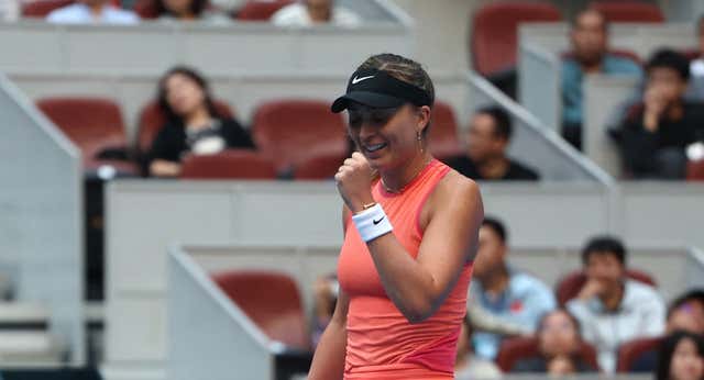 La apisonadora Paula Badosa acaba con Zhang en Pekín y se cuela en sus segundas semifinales consecutivas de un Masters 1000