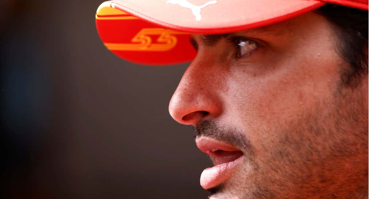 Carlos Sainz, pensativo.