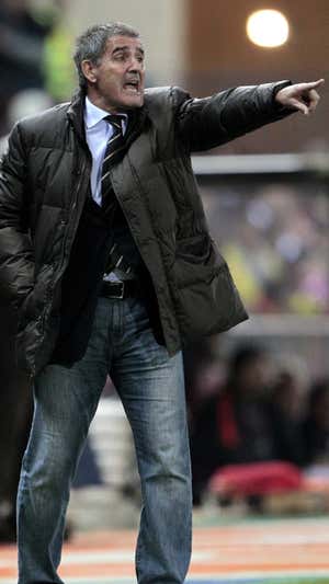 Paco Herrera, durante su etapa en el Celta de Vigo.