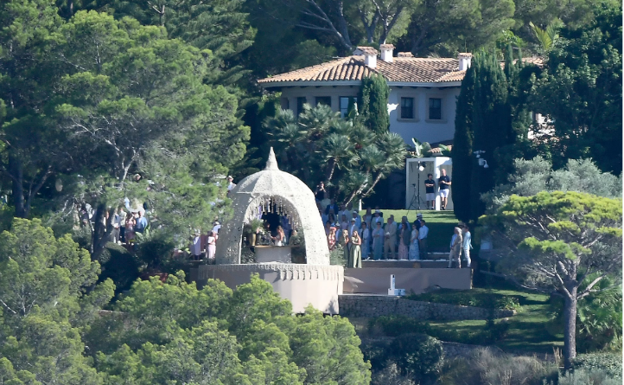 Imagen de la boda de Gina Schumacher.  X