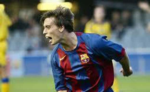 Javito, con los colores del Barcelona. FACEBOOK