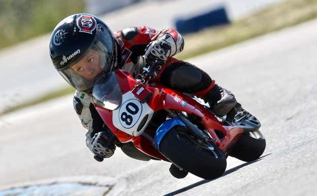 David Alonso en sus inicios.  Aspar Team