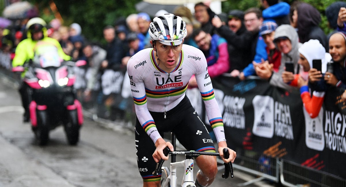 Tadej Pogacar vence el Giro Dell'Emilia 2024.