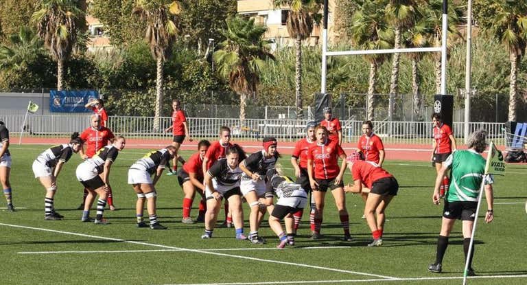 El senior femenino de rugby del GeiEG.