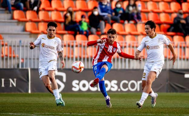 Cala marcando en su debut con el Atleti B Atleti Academia