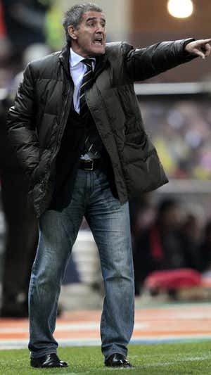 Paco Herrera, durante su etapa como entrenador del Celta de Vigo.  EFE
